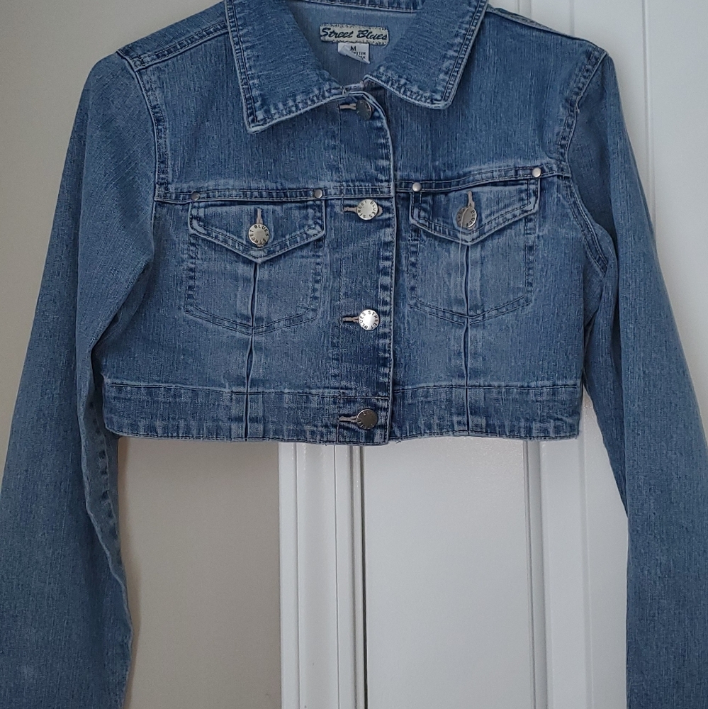 Cropped Jean Jacket